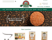 Tablet Screenshot of health-fields.com
